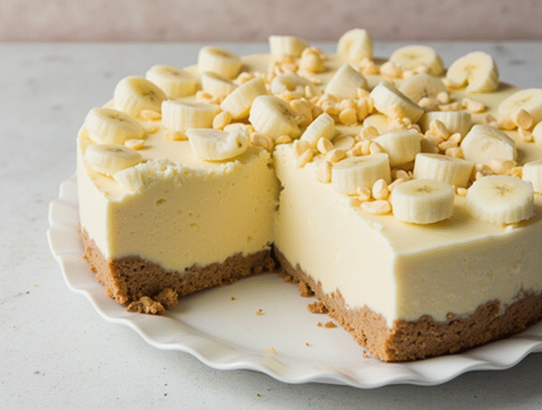 The Foolproof No-Bake Banana Pudding Cheesecake (15-Minute Recipe)