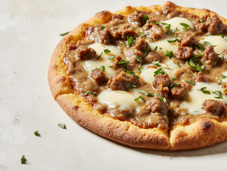 The Secret to Perfect Biscuits and Gravy Pizza: Homemade Breakfast Magic