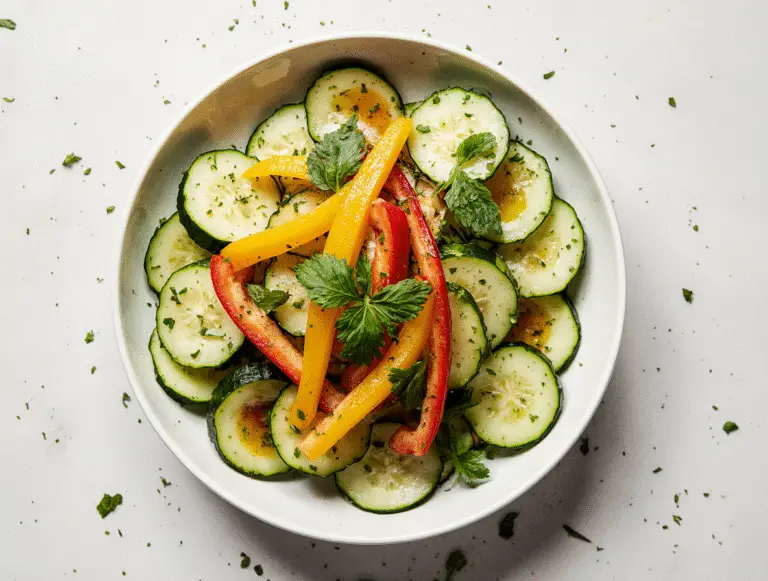 The Perfect Cucumber Bell Pepper Salad: A Step-by-Step Guide