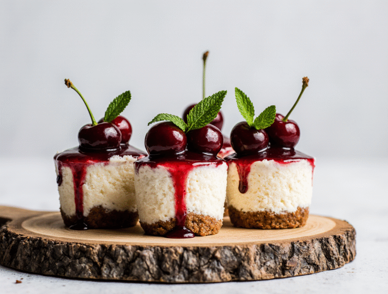 How to Make Perfect Cherry Cheesecake Bites (No Oven Needed!)