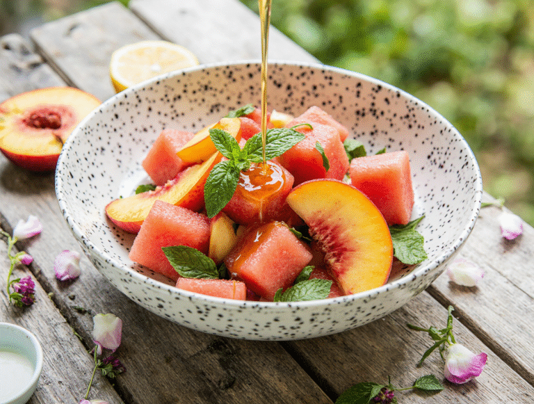 Why This Peach Watermelon Salad Became My Most Requested Summer Recipe