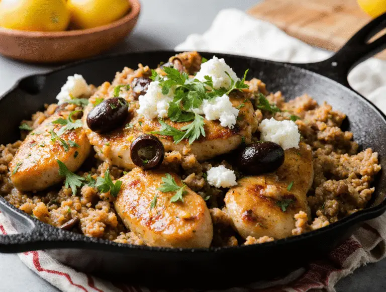 How to Make Mediterranean Ground Chicken Skillet: A Foolproof 20-Minute Recipe
