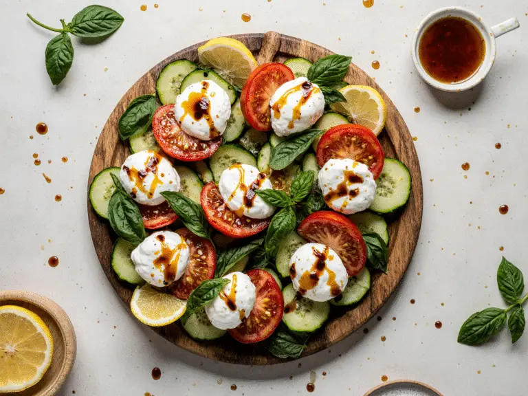 How to Make the Perfect Cucumber Caprese Salad: A 10-Minute Italian Recipe